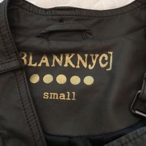 BlankNYC Vegan leather moto-jacket